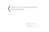 2020 Sunset Review Handbook€¦ · 2020 Sunset Review Handbook Jessica Lynch Vice President, Housing Finance 202-266-8401 or 800-368-5242, ext. 8401 Heather Voorman Program Manager,