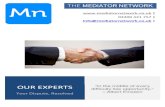 Our experts - storage.googleapis.com...Please browse our brochure and the credentials of our mediators. If you identify a particular professional you’d like to instruct, let us know