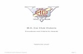 M.G. Car Club Victoria · Updated March 2017 – Allan Fabry Updated June 2019 – Ric Collett . Procedures and Criteria for Awards Page: 2 Contents ... 20 2009 Gary Turner 21 ...
