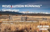REVO2LUTION RUNNING Certification · running fitness and performance and distinguish yourself as a running expert. Increase Your Revenue Take advantage of the world’s most popular