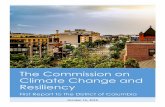 The Commission on Climate Change and Resiliency · Climate Ready DC, Sustainable DC 2.0, and Resilient DC, these metrics remain in silos with no clear cross-cutting relationship or