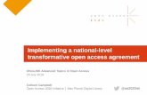 Implementing a national-level transformative open access ... · Open Access 2020 Initiative │ Max Planck Digital Library OhioLINK Advanced Topics in Open Access 25 July 2019 Implementing