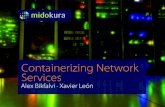 Containerizing Network Servicesalex.bikfalvi.com/download/OpenStackAustin2016.pdf · OpenStack ∙ Neutron Neutron Plugin Compute Servers 1 LBaaS FWaaS VPNaaS BGP 2 Service Containers
