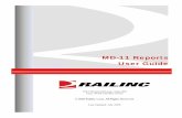 MD-11 Reports User Guide - Railinc Corporation · MD-11 Reports User Guide 1 Revised June 2019 Overview MD-11 Report The MD-11 Report provides Railinc with reporting information on