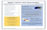 NEIU CESA-CES Newsletter...NEIU CESA-CES Newsletter Volume 8, Issue 3 February 2017 NEIU CESA-CES Newsletter Volume 8, Issue 2 “Today you are you, that is truer than true. There