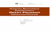 MUNICIPAL BROWNFIELDS REDEVELOPMENT GRANT PROGRAM › land › brownfields › grants › brown... · 3 II. Program Requirements Purpose The Illinois EPA is authorized under Section