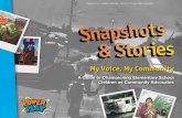 My Voice, My Community · Snapshots and Stories: My Voice, My Community was developed through the efforts of many people. The Network for a Healthy California—Children’s Power