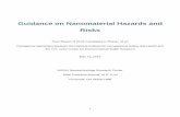 Guidance on Nanomaterial Hazards and Risks · 2015-12-11 · relationships. The guidance will show where the recommended testing fits within the staged development of Army materiel