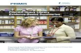 PINCER Query Library Evidence-Based Summaries · Evidence-Based Summaries . PRIMIS: PINCER Query Library evidence-based summaries ... Query 1: Patients with a past medical history