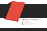 REISHA HUMAIRA · 2018-12-15 · My job was designing both websites above and creating responsive HTML and CSS code for them. 9 Reisha & Evan ... html, css, bootstrap, single page,