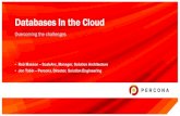 Databases In the Cloud - Percona · Join us at Percona Live When: April 24-27, 2017 Where: Santa Clara, CA, USA The Percona Live Open Source Database Conference is a great event for
