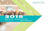 RETAIL INDUSTRY - Hunton Andrews Kurth DEAR CLIENTS AND FRIENDS, It has been a very exciting year for our law firm and our retail clients. In April 2018, two preeminent firms, Hunton