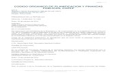 CODIGO ORGANICO DE PLANIFICACION Y FINANZAS PUBLICAS, … · 2019-08-12 · CODIGO ORGANICO DE PLANIFICACION Y FINANZAS PUBLICAS, COPFP Ley 0 Registro Oficial Suplemento 306 de 22-oct.-2010