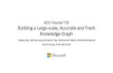 KDD Tutorial T39 Building a Large-scale, Accurate and ...kdd2018tutorialt39.azurewebsites.net/KDD Tutorial T39.pdf · State of the art knowledge graphs Minimum set of characteristics
