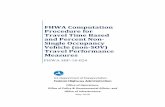 FHWA Computation Procedure for Travel Time Based and Percent … · 2020-06-04 · FHWA Computation Procedure for Travel Time Based and Percent Non-Single Occupancy Vehicle (non-SOV)