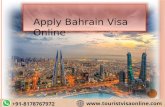 Apply Bahrain Visa Online