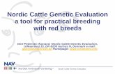 Nordic Cattle Genetic Evaluation a tool for practical … › wp-content › uploads › 2015 › 04 › ...Nordisk Avlsværdi Vurdering • Nordic Cattle Genetic Evaluation Nordic