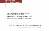 PROGRAMACIÓN DIDÁCTICA DEL DEPARTAMENTO DE DIBUJO. …iesmariadecordoba.centros.educa.jcyl.es/sitio/upload/... · 2019-12-04 · D. Criterios de evaluación, estándares de aprendizaje,