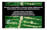 Amazon’s vulnerability to climate change heightened by … · 2013-06-28 · Climate data (current vs. 2050): GOV BAU Current (2002) Future (2050) Forest Non- Forest Deforested