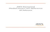 AWS Elemental MediaConvert API Reference - API Reference · AWS Elemental MediaConvert API Reference API Reference CreateJob Example Using the AWS CLI • Python: CreateJob Example