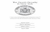 The Death Penalty In New York - New York State …...2005/04/03  · only through the prism of our moral, ethical and legal beliefs, but with the benefit of the real world experience