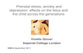 Prenatal stress, anxiety and depression: effects on the ...maternalmentalhealthalliance.org/wp-content/... · mental health disorder in children born to high (top 15%: open bars)