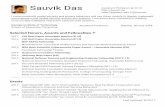 Sauvik Das -- Curriculum Vitae · 2018-10-16 · [W2] Sauvik Das, Thomas Zimmermann, Nachiappan Nagappan, Bruce Phillips, and Chuck Harrison. Revival Actions in a Shooter Game. CHI