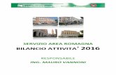 SERVIZIO AREA ROMAGNA BILANCIO ATTIVITA 2016protezionecivile.regione.emilia-romagna.it/pubblicazioni-e-campagne/... · (AP), nella gestione del campo di Caldarola e nella rilevazione
