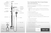 Floor Standing Bath Filler & Shower - Decina › wp-content › uploads › 2017 › 07 › Bath...To retain the original look of your tapware, the following guidelines should be observed: