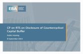CP on RTS on Disclosure of Countercyclical Capital Buffer · Background on Countercyclical capital buffer (3/3) Geographical breakdown of exposures for CCB RTS on the method for the
