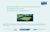 Southern Marine Planning Conference 30 … Proceedings...2009/12/01  · maritime spatial planning and provision of funding opportunities related to marine planning (European Commission,
