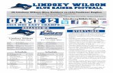 GAME 12 LindseyAthleticslindseyathletics.com/stats/2014-15/Media Notes/Football... · 2014-11-25 · GAME 12 - FAULKNER - FCS FRST ROUND RECORD - 9-2 / 6-0 MSC EAST Lindsey Wilson