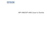 User's Guide - XP-440/XP-446 - B&H Photo · 3 Contents XP-440/XP-446 User's Guide..... 11