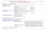 SAFETY DATA SHEET · 2019-10-10 · GC/MS Checkout Standards Kit, Part Number 5184-3517 Section 2. Hazards identification 2.2 GHS label elements Perfluorotributylamine -PFTBA-GC-MS