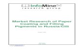 Market Research of Paper Coating and Filling Pigments in ... · Market Research of Paper Coating and Filling Pigments in Russia/CIS INFOMINE Research Group ; e-mail: info@infomine.ru;