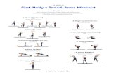 P17 0001 GetFit Workout 12 Print › files › docs › P17... · Flat- 20-MINUTE Belly + Toned-Arms Workout Directions Warm up with 3 minutes of light cardio, then perform each 3-exercise