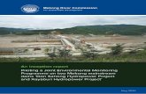 An inception report - Mekong River Commission · An inception report Piloting a Joint Environmental Monitoring Programme on two Mekong mainstream dams ‘Don Sahong Hydropower Project