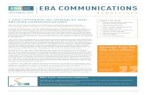 EBA COMMUNICATIONS - MFSA › wp-content › uploads › 2018 › 12 › EBA-nws.pdfThe EBA will be celebrating its five year anniversary in 2016. To mark this occasion, a conference