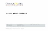 Staff Handbook - The Diamond Learning Trust€¦ · Trust's Health and Safety Handbook and refer to it where necessary and liaise with the schools’ designated first aiders where