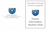 St Joseph’s Primary School Wingham · 2 Foreword: Welcome to the St Joseph’s atholic Primary School community here at Wingham. Our school is a family-like place where our whole