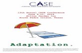 The Capital Area Suburban Exchange (CASE) is a non-profit …casetexas.org › docs › CASE_2016_Conference_program.pdf · 2016-06-30 · The Capital Area Suburban Exchange (CASE)