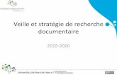 Veille et stratégie de recherche documentaire · Veille et stratégie de recherche documentaire 2019-2020 ... Données de la recherche, réglementation juridique ... Ressources disponibles