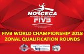 FIVB WORLD CHAMPIONSHIP 2018 ZONAL QUALIFICATION …norceca.net/2016 Events/2018 FIVB WC/FIVB WORLD CHAMPIONSHI… · using the january 1, 2016 norceca continental ranking the top