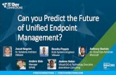 Can you Predict the Future of Unified Endpoint Management?files.informatandm.com › uploads › 2018 › 10 › Can_you_Predict_the_… · Anthony’s 20-year career within cloud