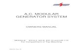A.C. MODULAR GENERATOR SYSTEM - Smart Power › documents › documentation › ER › ER... · The installation of the Smart Power Systems® A.C. modular generator system is to be