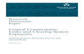 Central Counterparty Links and Clearing System …Central Counterparty Links and Clearing System Exposures Nathanael Cox, Nicholas Garvin and Gerard Kelly 1. Introduction Since the