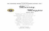 Western Australia Murray Magpie › Probus › News_letters › 2013_Newsletters › … · Moment will be performed by the massed choirs at Mandurah Performing Arts Centre. This