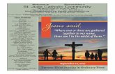 Welcome to Bienvenidos a St. Jude Catholic Community · Welcome to Bienvenidos a St. Jude Catholic Community 443 Marion Oaks Dr. Ocala, FL 34473 Office: 352-347-0154 Fax: 352-347-5211