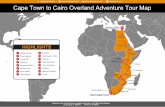 Cape Town to Cairo Overland Adventure Tour Map 1 Madventure Ltd, 93 Lashford Lane, Abingdon, Oxfordshire,