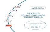 DEVENIR FONCTIONNAIRE TERRITORIAL - CDG 11€¦ · - une attestation prouvant la réussite à un cycle d'études de même niveau et durée que celui du diplôme requis - une attestation